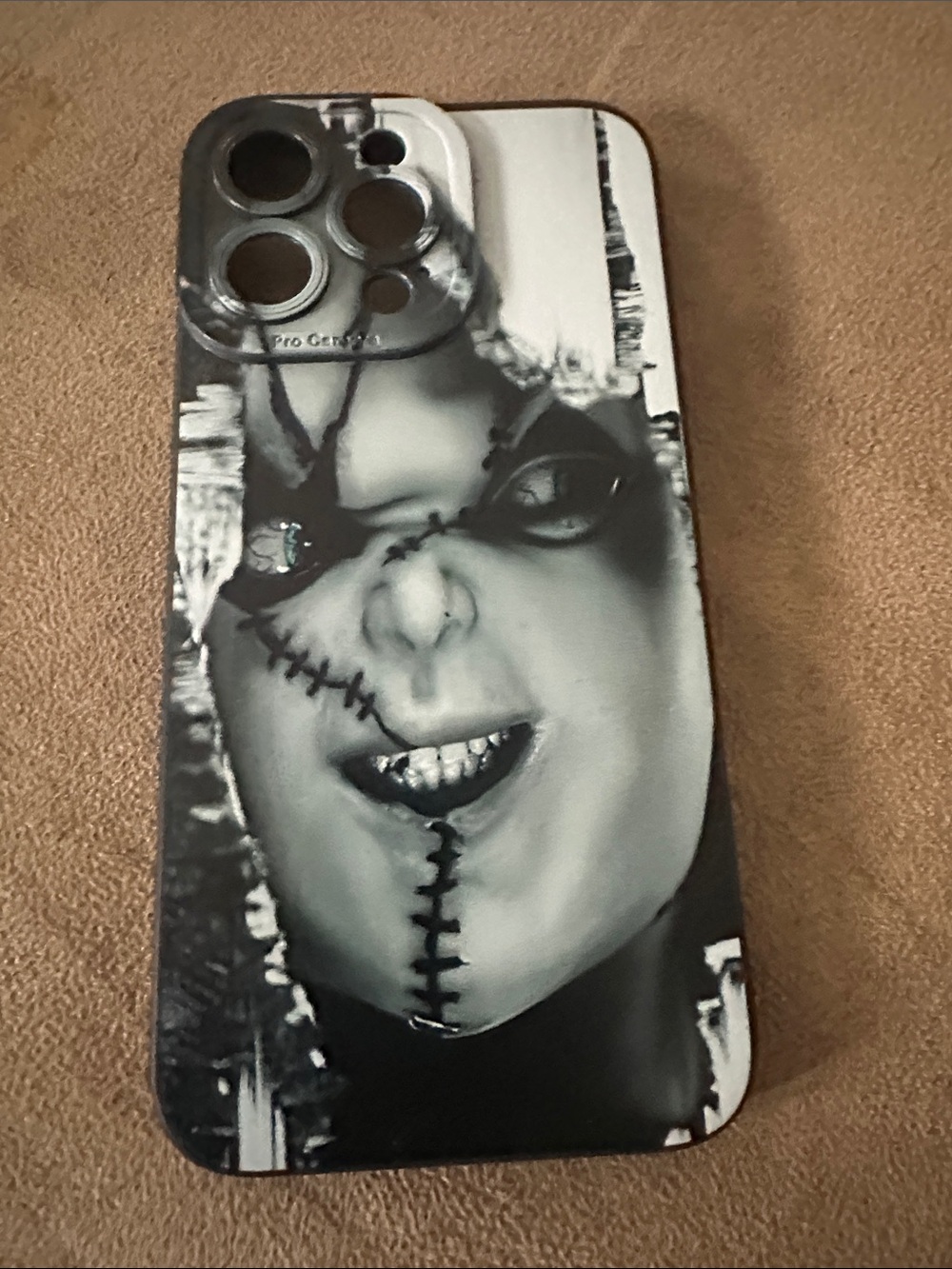 iPhone 15 Pro Max Horror collage Halloween siliconephone case. Brand new.